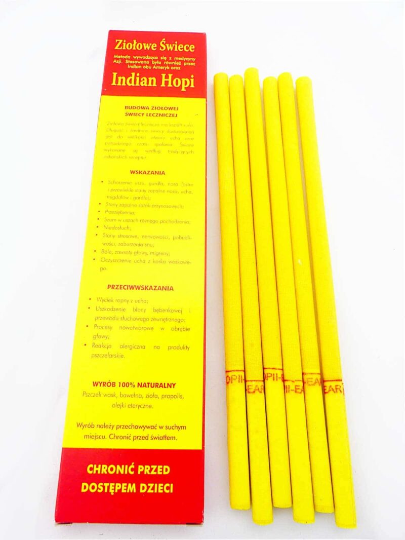 Ziołowe Świece Indian Hopi do świecowania uszu - obrazek 2