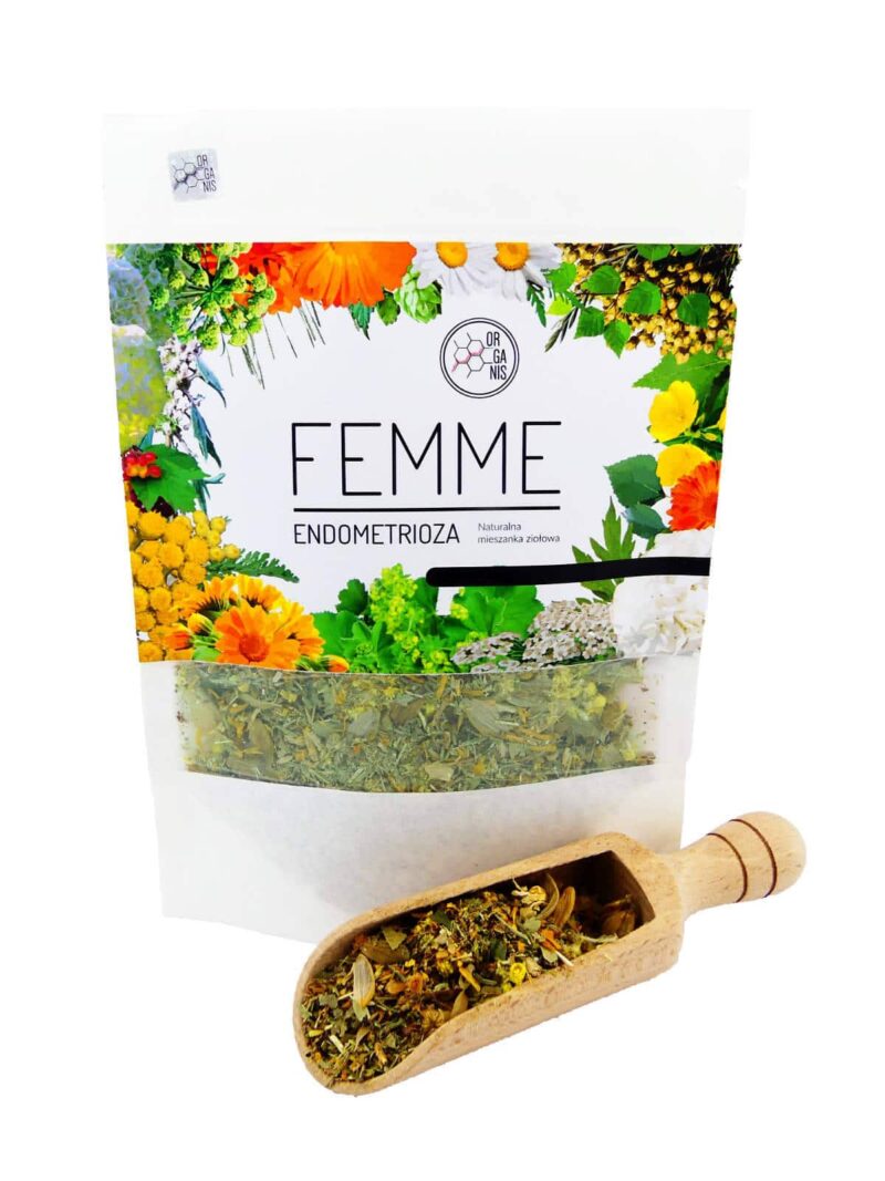 femme-lopatka-bezs ENDOMETRIUM | FEMME 100g - Naturalna Mieszanka Ziołowa - 15 składników - obrazek 2