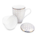 Kubek ceramiczny z BOGUCIC - stylowy zaparzacz do ziół