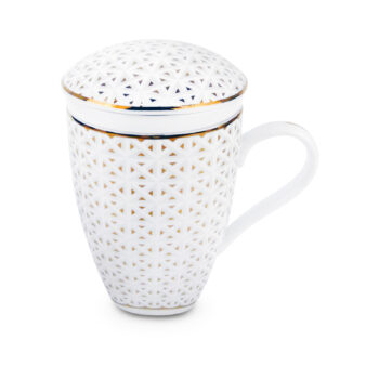 Kubek ceramiczny z BOGUCIC - stylowy zaparzacz do ziół - obrazek 5