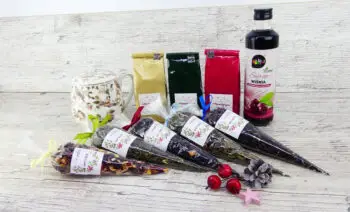 Kosz prezentowy Kawowo-Herbaciany - obrazek 2