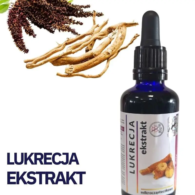 LUKRECJA WYCIĄG Mikrocząsteczkowy 50ml krople ekstrakt glicyryzna