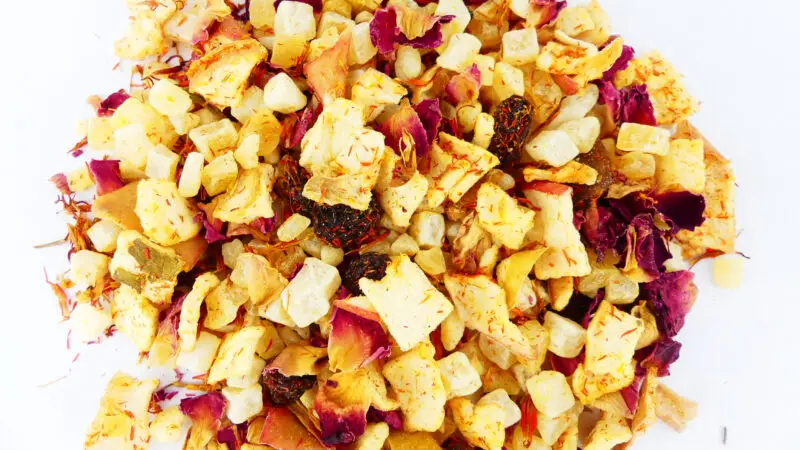 Herbatka "Słodycz Orientu" w pięknej puszce - 200 g - obrazek 2