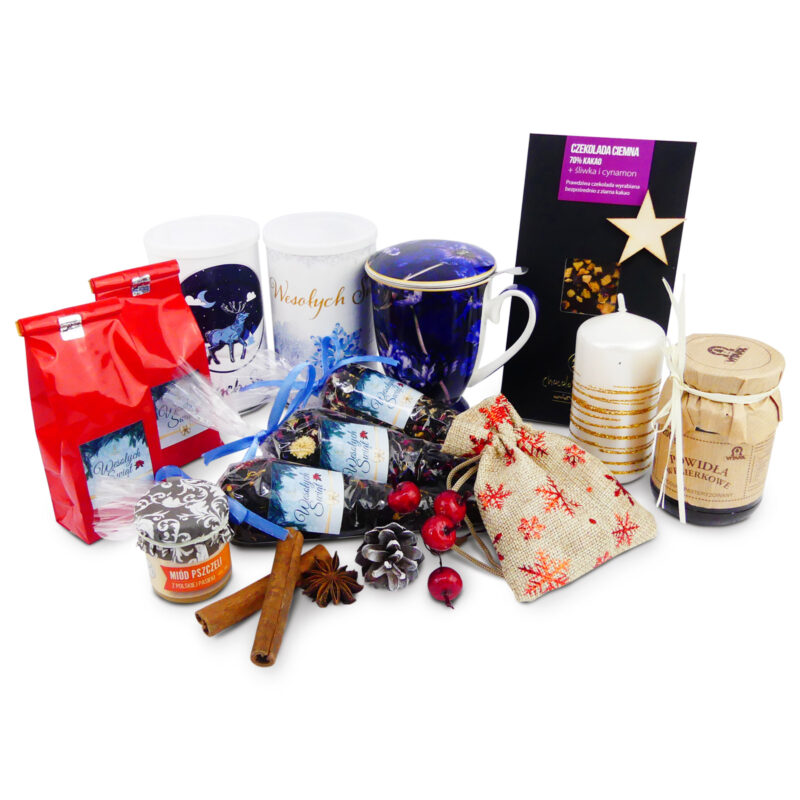 Kosz prezentowy - "Mroźny poranek" - obrazek 2