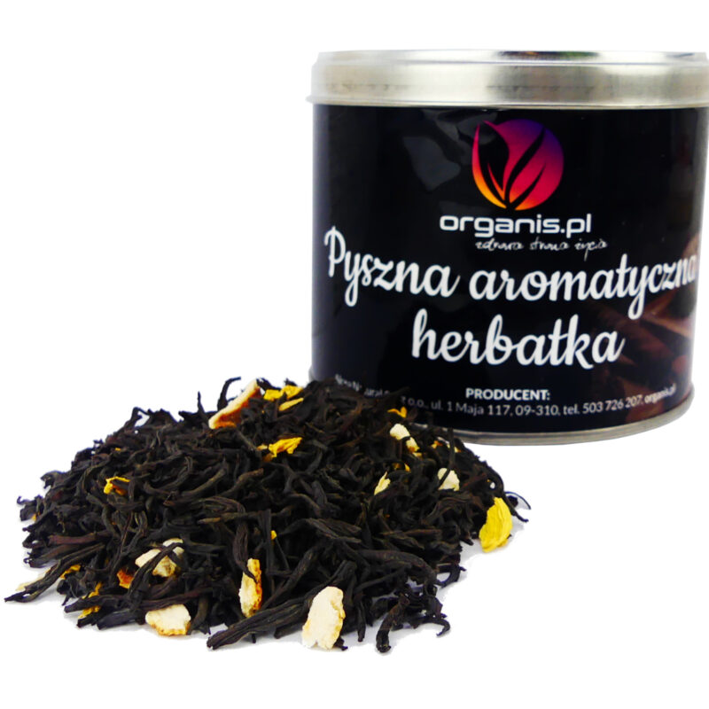 Herbata "Rum i Cytryna" w Pięknej Puszce 100 g