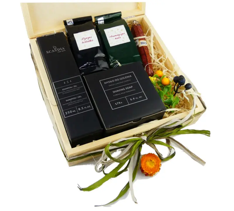 Kosz prezentowy "DLA MĘŻCZYZNY" - obrazek 1