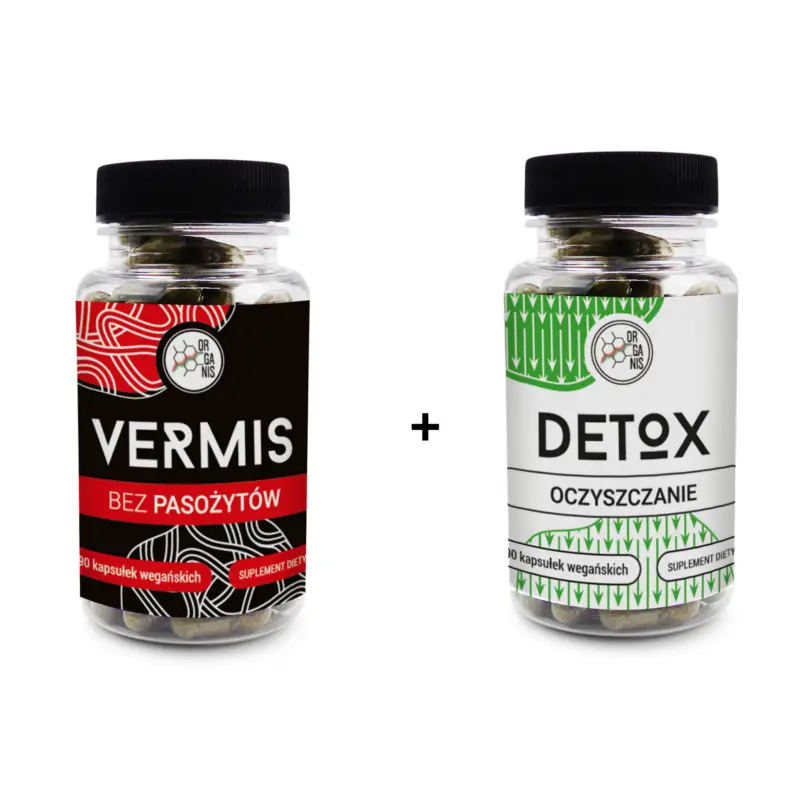 ZESTAW- kapsułki VERMIS + DETOX | Oczyszczanie – Kapsułki Ziołowe