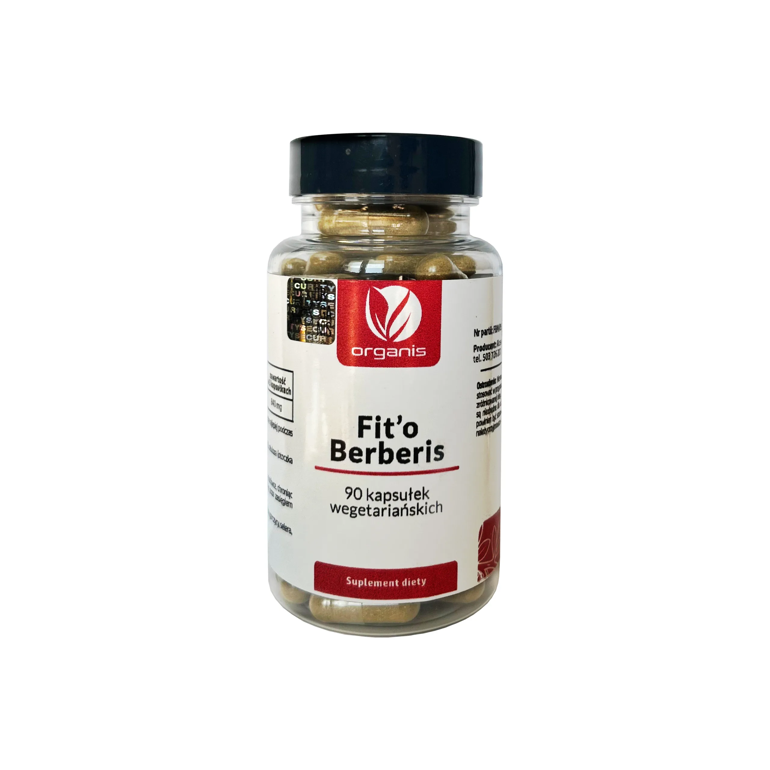 Fito Berberis berberyna fit'o BERBERIS - 90 kaps - obrazek 1