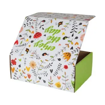 Karton Pudełko podarunkowe z delikatnym nadrukiem "Enjoy the day" - obrazek 4