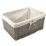 Kosz wiklinowy SEVERIN wyściełany bawełnianą serwetą