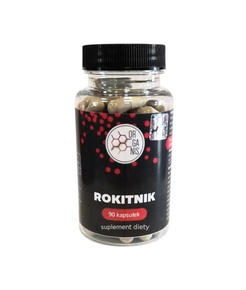 rokintik owoc odpornosc witaminy ROKITNIK - owoc rokitnika - 90 kaps - obrazek 1
