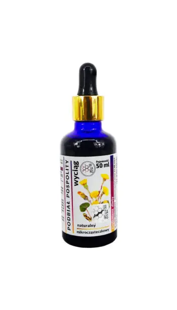 Podbiał pospolity WYCIĄG Mikrocząsteczkowy 50ml krople ekstrakt