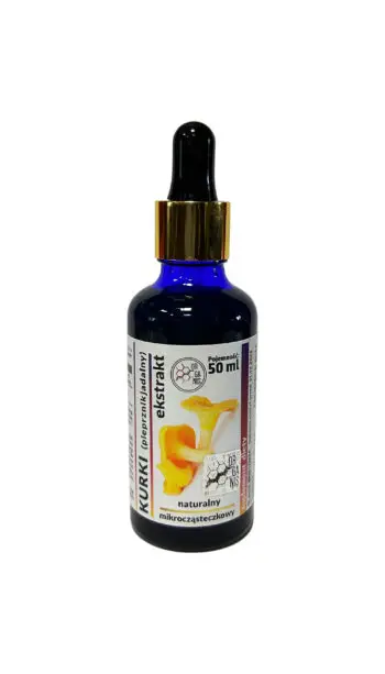 Kurki kurka pieprznik jadalny WYCIĄG Mikrocząsteczkowy 50ml krople ekstrakt