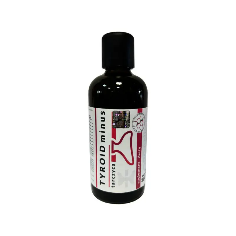 TYROID minus - tarczyca - WYCIĄG 100 ml płynny krople ekstrakt ziołowy