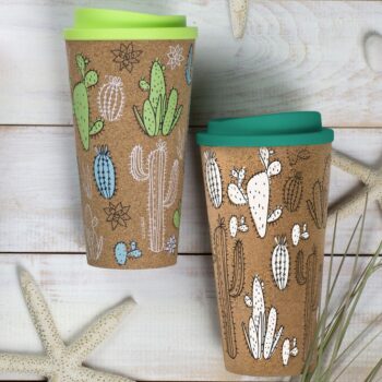 Kubek podróżny KAKTUS z korka 450 ml